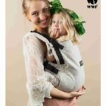 Marsupiu ergonomic de purtare Isara THE ONE, Majestic Ivory Forest