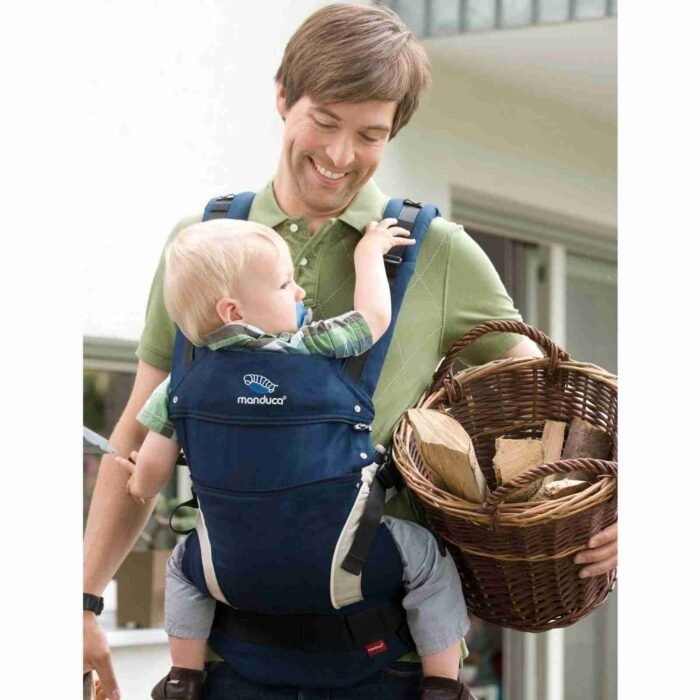 Manduca First NAVY - marsupiu ergonomic cu catarame - imagine 1