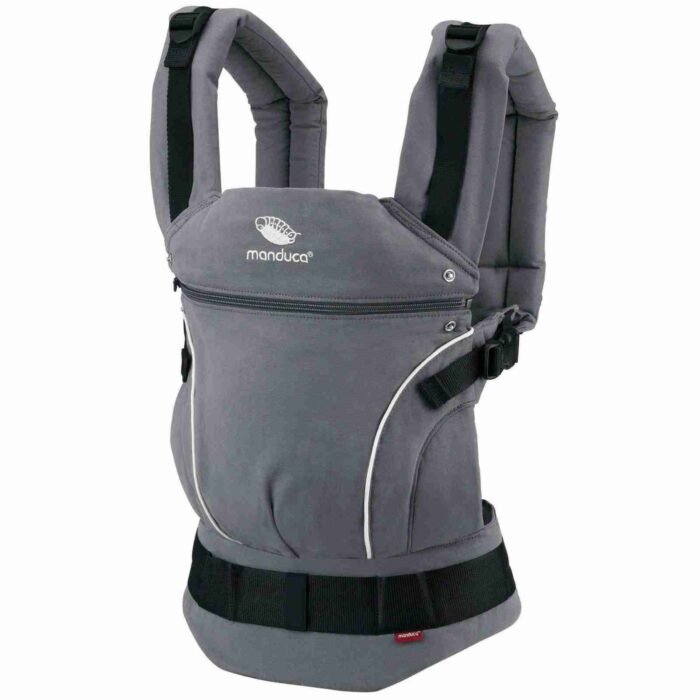Manduca First DARK GREY - marsupiu ergonomic cu catarame - imagine 1