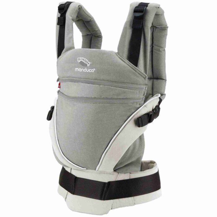Manduca XT Grey White - marsupiu ergonomic de purtare - imagine 1