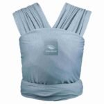 Wrap elastic Manduca, potrivit de la naștere, Sky Blue - imagine 3