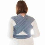 Wrap elastic Manduca, potrivit de la naștere, Sky Blue - imagine 2