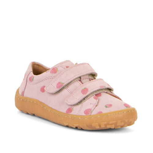 Sneakers Froddo barefoot cu velcro, Pink
