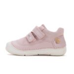 Pantofi din piele barefoot pentru copii, Baby Pink DD Step