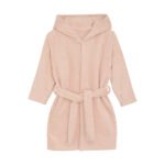 Halat de baie pentru copii, 100% bumbac, Pink - imagine 3