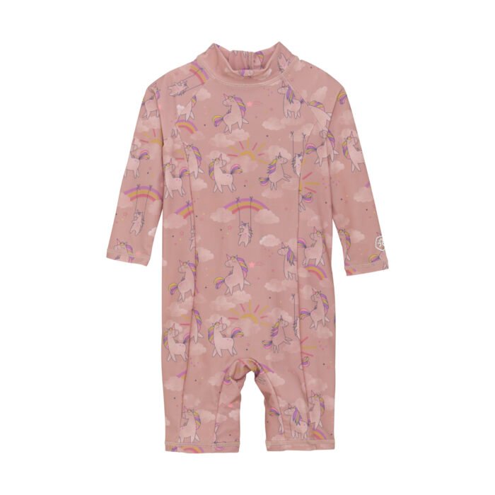 Costum de baie cu protectie UPF 50+, Unicorn - imagine 1