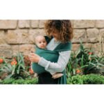 Wrap elastic Boba, Bamboo Rainforest, pentru nou-născut - imagine 3
