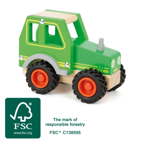 Tractor din lemn pentru copii, Small Foot