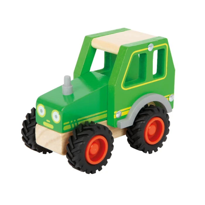 Tractor din lemn pentru copii, Small Foot - imagine 4