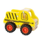 Camion de constructie din lemn pentru copii, Small Foot - imagine 5