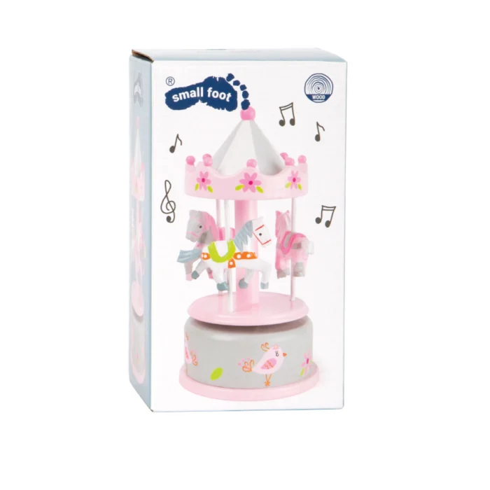 Cutie muzicala Carusel de cai, Small Foot - imagine 1