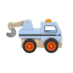 Camion de tractare din lemn pentru copii, Small Foot - imagine 4