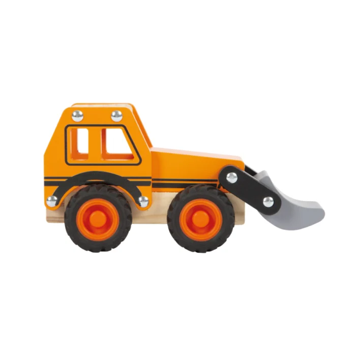 Excavator din lemn pentru copii, Small Foot - imagine 4