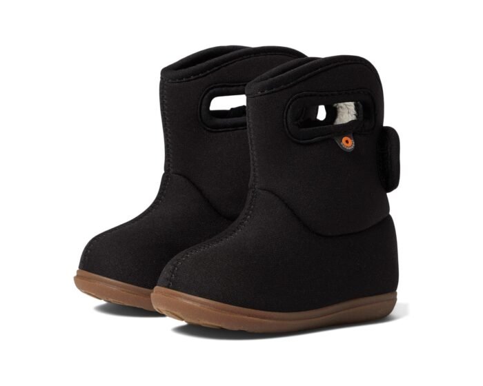 Cizme Baby BOGS II, Solid Black - imagine 1