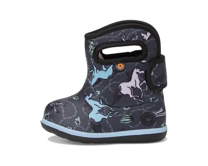 Cizme Baby BOGS II, Horses Grey Multi - imagine 2