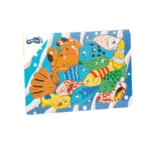 Joc de pescuit cu magnet/puzzle, Small Foot - imagine 3