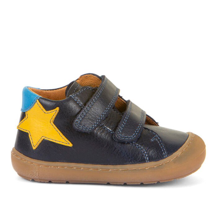 Pantofi Ollie S Star Froddo cu velcro, Dark Blue - imagine 1