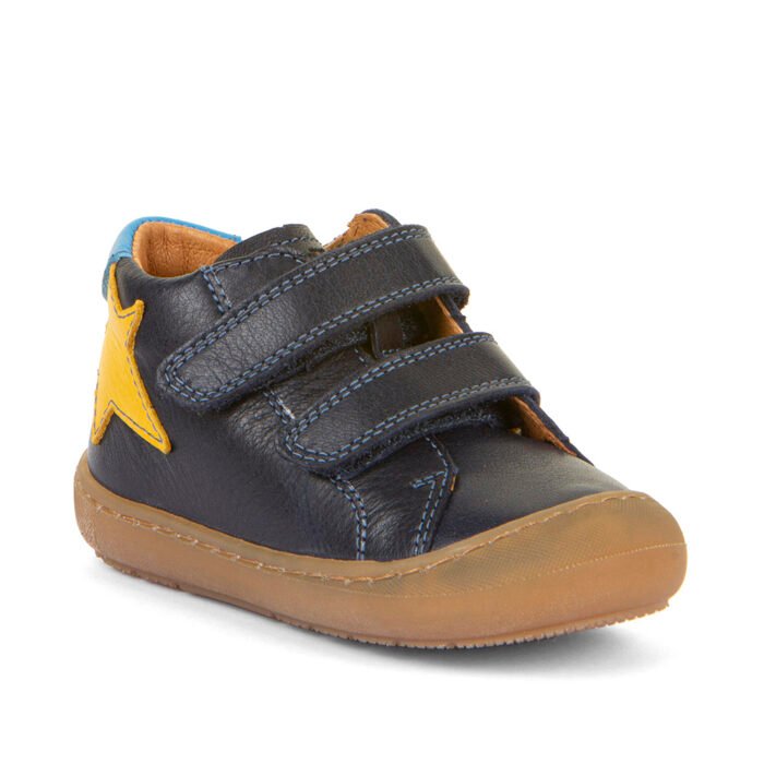 Pantofi Ollie S Star Froddo cu velcro, Dark Blue - imagine 3