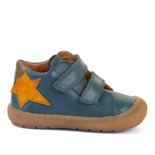 Pantofi Ollie S Star Froddo cu velcro, Dark Denim