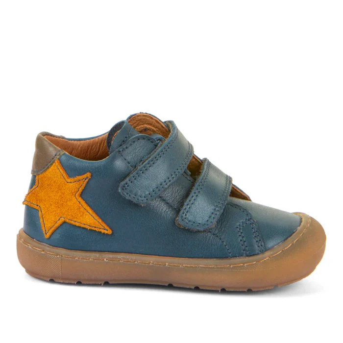 Pantofi Ollie S Star Froddo cu velcro, Dark Denim - imagine 1