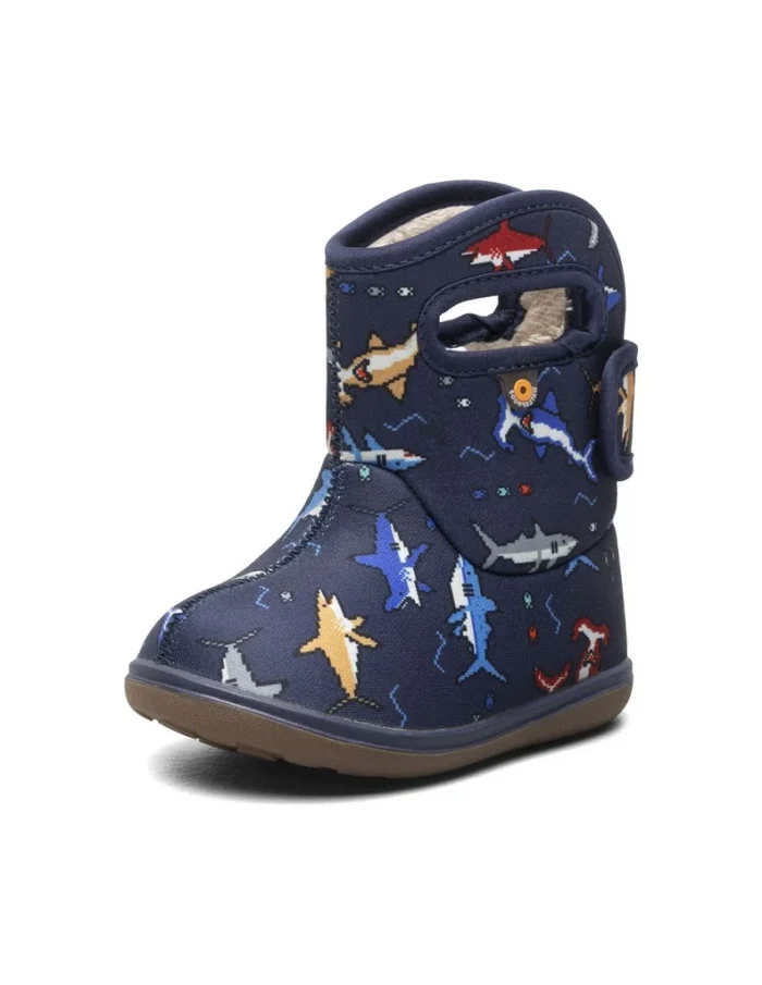 Cizme Baby BOGS II, Pixel Shark - imagine 2