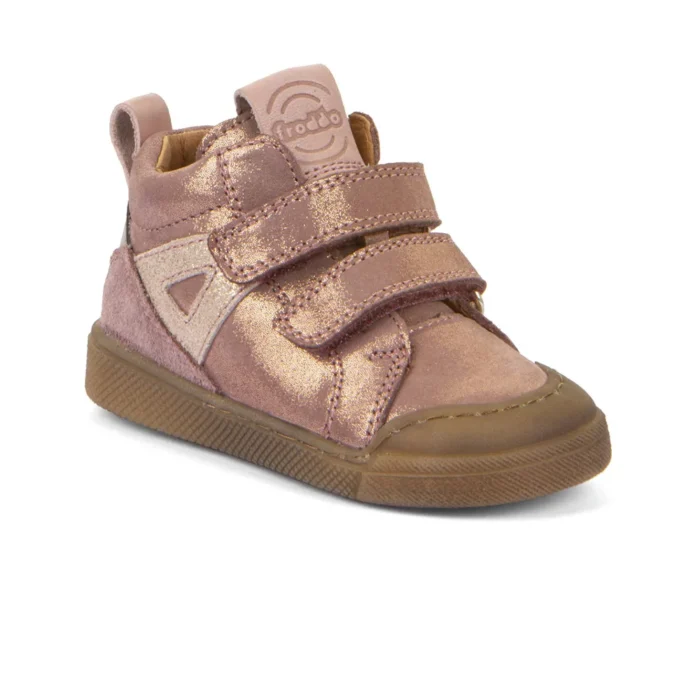 Ghete high top Rosario pink/gold, Froddo - imagine 1