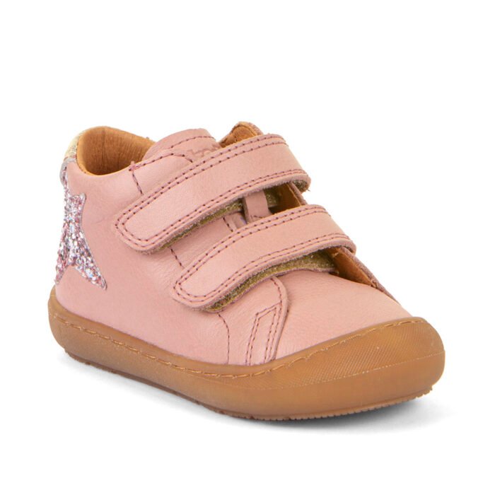 Pantofi Ollie S Star Froddo cu velcro, Dark Pink - imagine 2