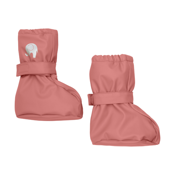 Botosei captusiti cu fleece, impermeabili, brick dusk - imagine 1