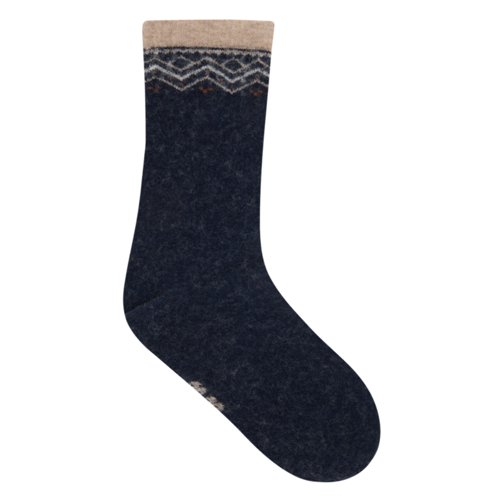 Set de 2 perechi de șosete din bambus/lână, Dark Navy - imagine 2