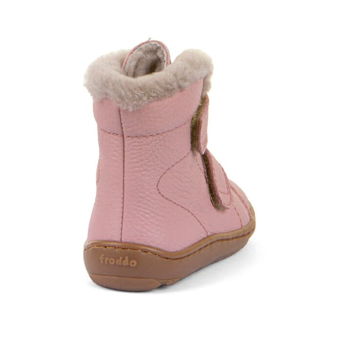 Cizme Froddo BAREFOOT FURRY WINTER, Pink - imagine 3