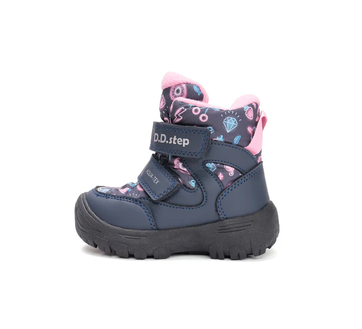P081-52616ADaisyPink01_720x Ghete impermeabile D.D.Step cu membrană AQUA-TEX, Pink - imagine 5