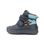 Ghete DD Step pentru copii, bleumarin, cu pești fosforescenți și talpă flexibilă