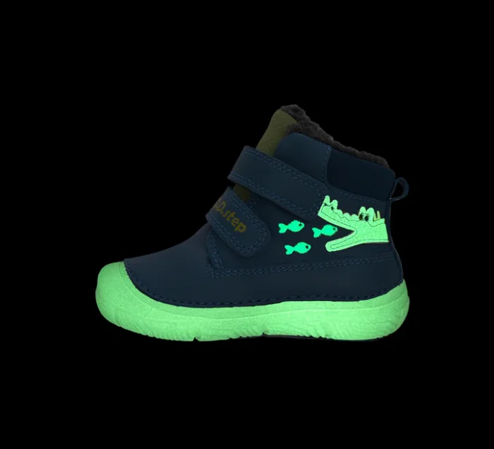 Ghete îmblănite fosforescente copii DD Step - W082-52462B - imagine 2