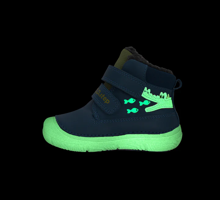 W082-52462BBermudaBlue-1_720x Ghete îmblănite fosforescente copii DD Step - W082-52462B - imagine 2