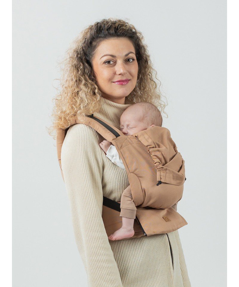 marsupiu-isara-quick-full-buckle-v2-macchiato (1) Sistem de purtare ergonomic Isara QUICK full buckle, V2 Macchiato - imagine 1