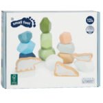 Pietre de echilibru din lemn Arctic Small Foot 12440 – set Montessori 15 piese cu animale polare