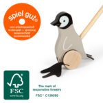 Jucarie de impins Pinguin, Small Foot