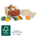 Joc Montessori pentru potrivirea formelor, Small Foot