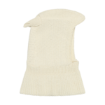 Cagulă din bumbac organic cu urechi, white - imagine 2