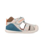 Sandale Biomecanics din piele pentru copii, 262125-B695 - imagine 2