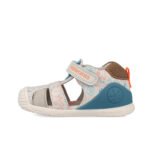 Sandale Biomecanics din piele pentru copii, 262125-B695 - imagine 5