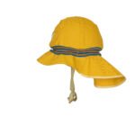 Pălărie Pickapooh din bumbac organic, protecție UV 60, Yellow