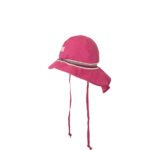 Pălărie Pickapooh din bumbac organic, protecție UV 40, Pink Heart