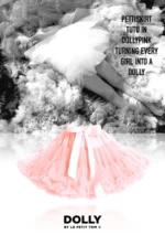Fusta de balet Dolly Tutu Pettitskirt, dolly pink - imagine 4