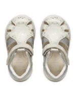 Sandale Geox Zapito, White Silver B556FA - imagine 2