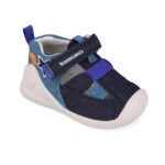Sandale textile Biomecanics, Azul Marino 252176-A089 - imagine 3