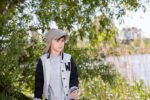 Pălărie Legionar Pickapooh din bumbac organic, protecție UV 40 , Taupe - imagine 4