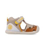 Sandale Biomecanics din piele pentru copii, 262128-B725 - imagine 5