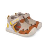 Sandale Biomecanics din piele pentru copii, 262128-B725