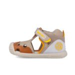 Sandale Biomecanics din piele pentru copii, 262128-B725 - imagine 4